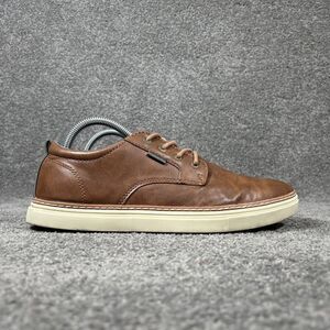 B52 By Bullboxer Renegade Mens Sz 8 Cognac Brown Oxford Casual Dress Shoes Used